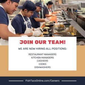 Fish Taco We Are Hiring Team Picture